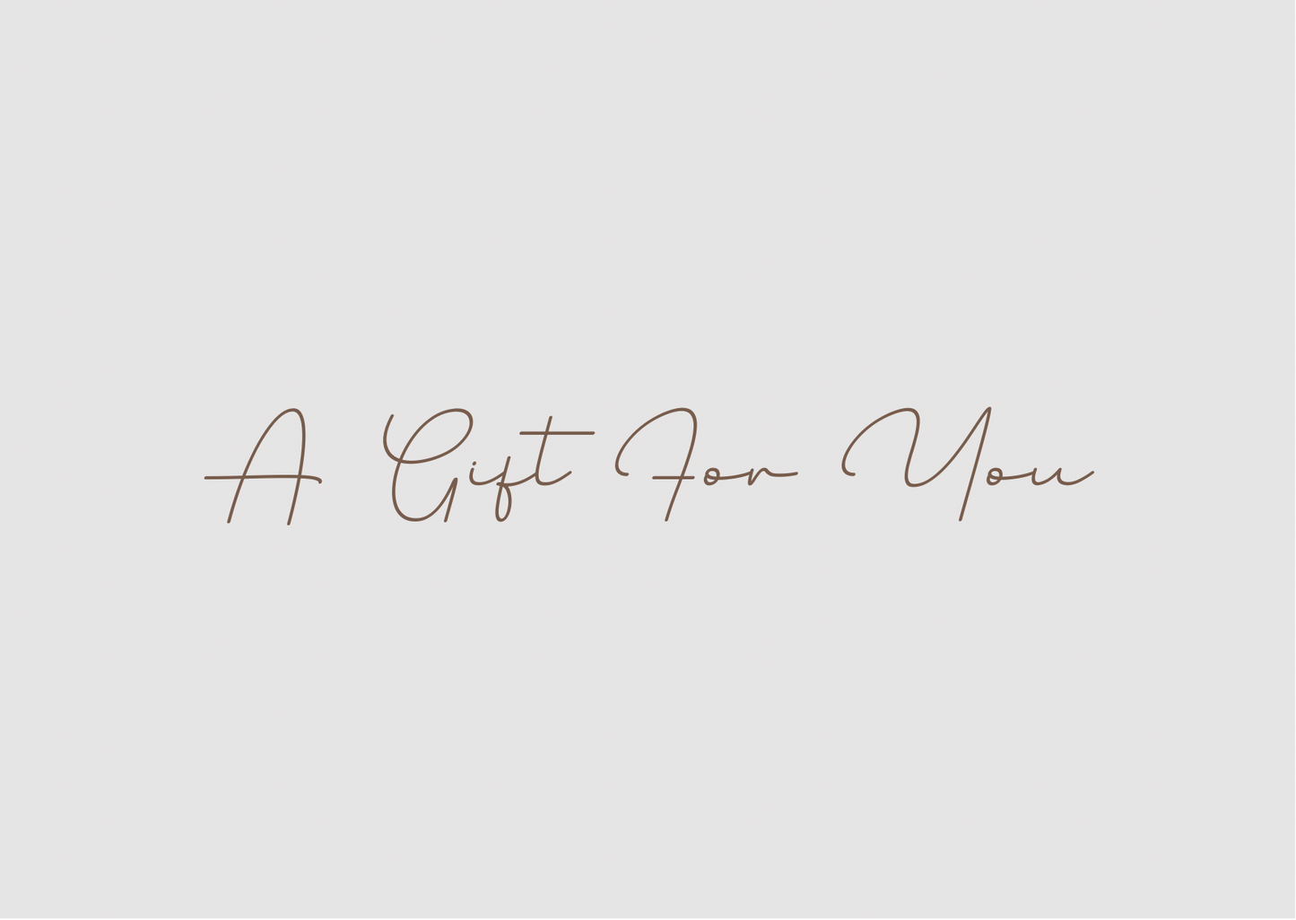 A Gift For You - Rice Collective